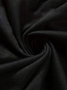 Men's Casual  Round Neck T Shirt - 黑色 - 查看 4