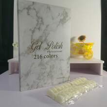 216 Nail Colors Book,Nail Color Display Book Without 240 Nail Tips,Professional Nail Color Swatches Book For Nail Polish Nails Art Design - View 11