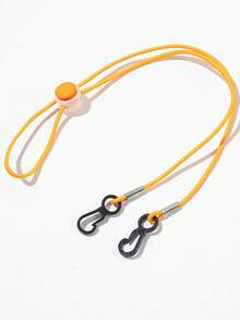 6Pcs Solid Color Elastic Glasses Chains, Adjustable Length Anti-Slip Eye Glasses Lanyards Straps For Men And Women, Comfortable Fashion Glasses Lanyard, Practical Anti-Lost Accessories For Daily Wearing, Cycling, Running And All Kinds Of Outdoor Sports - View 8