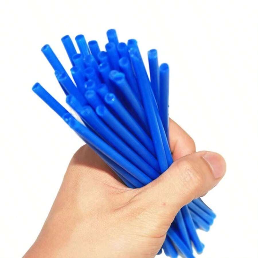 KLONKEE Blue Casting Wax Wire, 0.8-6mm Thickness, 6.2 Inches Length - Perfect For Jewelry Making And Modeling, Durable Wax Strips For DIY Craft Wax Modeling Material - Jewelry Waxed Thread - View 1