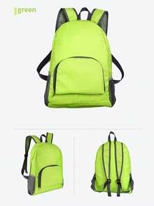 Travel Universal Foldable Backpack - Foldable Leather Bag - Travel Backpack With Shoulder Straps - Multicolor - View 8