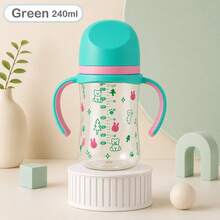 1 buah Botol PP 240ml/8oz, Mudah Digenggam, Tahan Panas, Ringan, Cocok untuk Botol Kelinci Lucu untuk Anak Kecil - MultiWarna - View 12