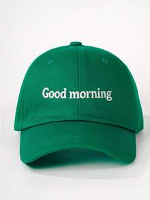 1件刺繡「Good Morning」棒球帽，可調節防曬休閒帽，適合春秋旅行、海灘度假，男士遮陽帽，Y2K風格青年帽 - 棒球帽 - 查看 21