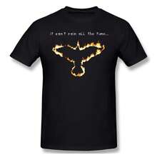 New Summer T-Shirt Firree Crow T-Shirt Cotton Black Mirror Ofertas T-Shirt - 顏色2 - 查看 1