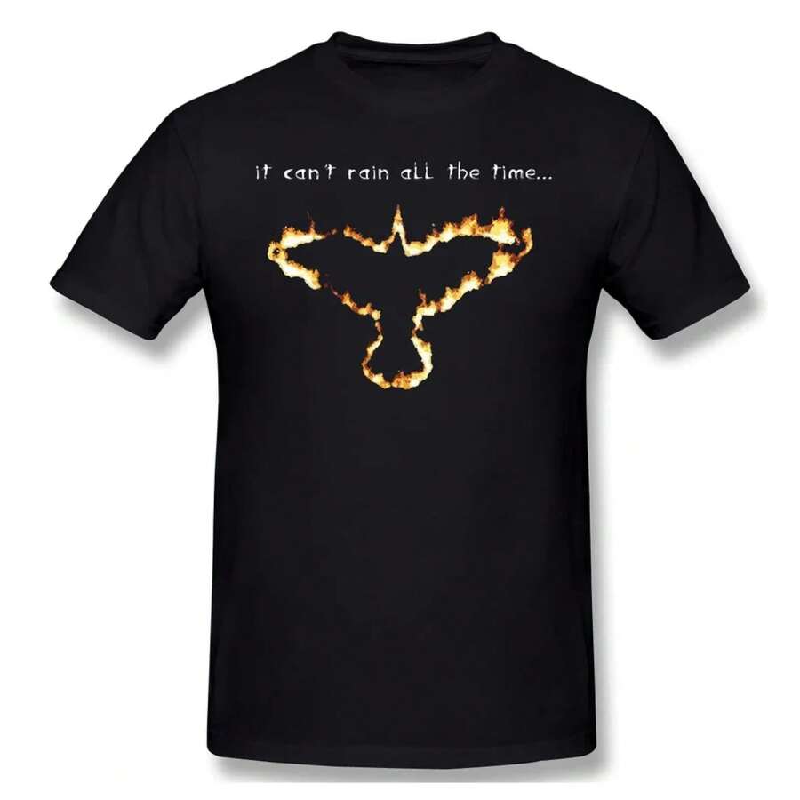 New Summer T-Shirt Firree Crow T-Shirt Cotton Black Mirror Ofertas T-Shirt - 顏色2 - 查看 1