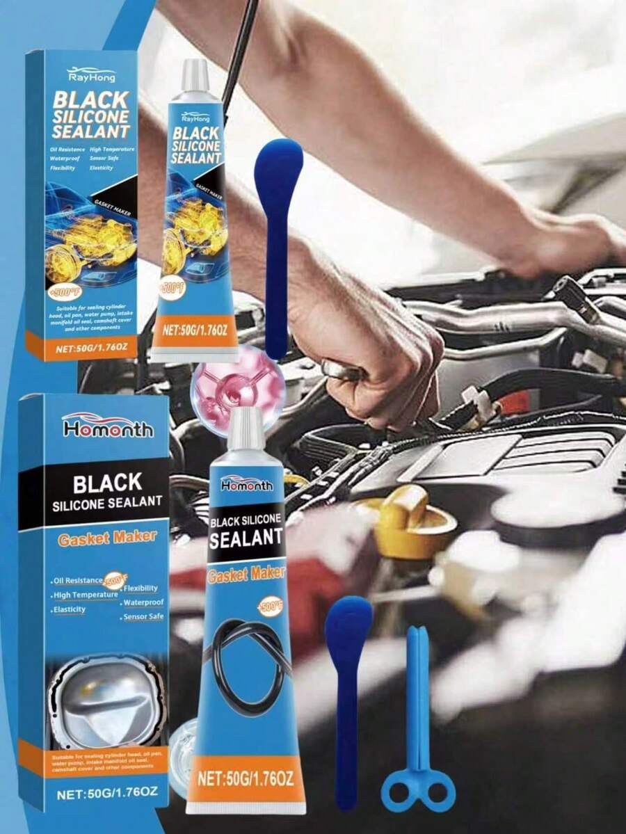 rayhong Car Engine Sealant, Waterproof Sealant For Car Parts, Suitable For Car And Motorcycle Engine Maintenance, Quick Drying, Odorless, Wear-Resistant, Portable Car Gap Repair Agent, Car Accessories, Car Maintenance, Gift For Car