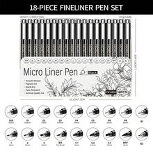 Precision Needle Liner Pen Set, Fine Tip Drawing Pens, Waterproof Archival Ink, Multi-Specification Sketching Pens, Suitable For Art Illustration, Manga, Anime, Technical Drawing, Office Documents And Bullet Journal - Sets - View 13