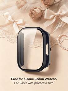 Case Compatible With Xiaomi Watch5 Lite Cases With Protective Film, PC Protective Cover Protector Shell Bumper Accessories - For Redmi Watch 5 Lite - View 13