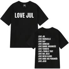 Rapper Jul Graphic Printed T-Shirt Men And Women Summer Cotton Y2K Clothing Hip Hop Fashion Short Sleeve Tops Streetwear Unisex - 23 - View 1