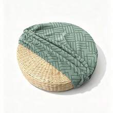 1PC Solid Color Futon Cover Soft Round Stool Seat Covers Stretch Tatami Floor Cushion Slipcover For Living Room Hotel Lounge Decor - Multicolor - View 6