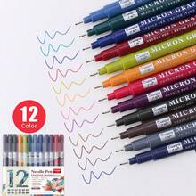 GuangNa 12/24 Colors Vintage Style Ink Pen, 0.5mm Nib, Smooth And Even Ink Flow. Perfect For Line Art, Doodling, Comic Design, Sketching, And Outlining. Professional Art Supplies. - Sets - View 9