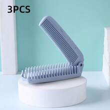 1pc/2pcs/4pcs Portable Foldable Comb, Anti-Static Dual-Use Comb, Fine-Tooth Double-Sided Design, Travel Mini Bangs Comb, Home Air Cushion Massage Brush, Essential For Female Students Dorm, Suitable For Daily Travel, Styling Tool For Normal Hair - Multicolor - View 26