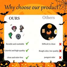 12Pcs Luxury Pearl & Halloween Shoe Charms, Various Unique Removable Patterns, Perfect Gifts For Family, Lovers, Classmates And Kids - Multicolor - View 6