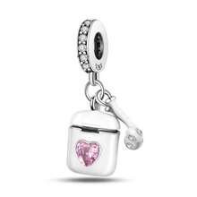 1 buah Liontin Manik-manik Fun Life Perak Sterling S925, Bentuk Pelangi, Hati Gajah, Earphone Bluetooth, Sikat Gigi & Pasta Gigi, Desain Enamel Warna-warni Multi-Gaya dengan Rhinestone, Dilengkapi Kotak Hadiah, Segar & Lucu, Cocok untuk Gelang & Kalung, Aksesori Manik-manik Buatan Tangan DIY, Sempurna untuk Hadiah Sehari-hari - MultiWarna - View 15