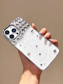 New Shell Pattern 3D Rhinestone Phone Case Luxury High-End Stacked Rhinestones Compatible With Iphone 14 Pro Max/ 14 Pro/ 14 Phone Case 15 Pro Max/ 15 Pro/ 15 High-End 12/13 Pro Max/ 17/17 Pro/17 Pro Max/ 16/16 Pro/16 Pro Max/16 Plus - Multicolor - View 3