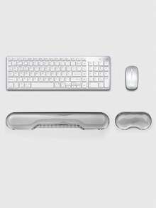 Sandaran Pergelangan Tangan Silikon Transparan, Cocok untuk Kerajinan dan Alat Tulis - Penopang Lengan Ergonomis, Bantalan Pergelangan Tangan Kantor, Bantalan Mouse, Sandaran Pergelangan Tangan untuk Seni Kuku, Set Sandaran Pergelangan Tangan Gel untuk Keyboard, Cocok untuk Kenyamanan Saat Bekerja dengan Keyboard dan Meja (Putih Transparan) - View 17