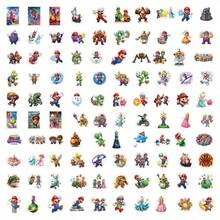 SUPER MARIO BROS. 100 قطعة ملصقات فيلم لامع مجرة جديدة 100 للحقائب والتزلج والدفاتر مقاومة للماء - متعدد الألوان - مشاهدة 7