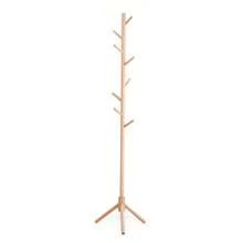 KIWI MOBLEKIT | Free-Standing And Expandable Clothes Racks In Metal And Wood, Clothing With Adjustable Options, With Wheels Or Shelves, Organizers For Bedroom, Entryway And Home - 木材42x42x175釐米山毛櫸 - 查看 5