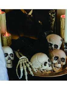 Skeleton Skull Decor, Human Skull Halloween Decoration, Bar And Table Halloween Decor, Scary Yard Decoration - Multicolor - View 11
