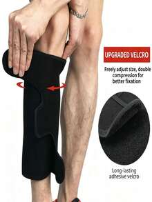 1pc Adjustable Calf Support Sleeve, Sports Compression Sleeve, Fitness, Running, Soccer, Leg Muscle Protection Device, Suitable For Men And Women - Multicolor - View 8