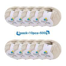 50g/Ball 8-Ply 100% Cotton Yarn, Vibrant Colors, Pill-Resistant, Shrink-Resistant, Suitable For Sweaters, Bags, Cushions And Intimate Wear - Yarn - View 24