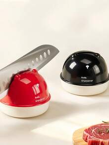 Household Suction Cup Knife Sharpener: Kitchen Knife Sharpener, Vegetable Knife Sharpener, Scissor Sharpener, New Professional Tungsten Steel Sharpening Stone, Fixed Support Stand - Multicolor - View 3
