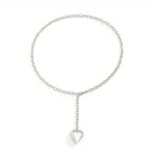Fashionable Metallic Heart Pendant Casual Versatile Women's Waist Chain - C - View 6