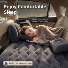 Car Inflatable Mattress, Trunk Inflatable Mattress, Made Of Soft And Comfortable PVC Material, Easy To Clean, Suitable For Travel, Outdoor Camping, SUV, RV And Home Use, Single/Double Portable Air Mattress - Multicolor - View 2
