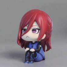 BLUE LOCK Chibi Figure Anime Merchandise, Isagi Yoichi, Bachira Meguru, Nagi Seishiro, Chigiri Hyoma Cartoon Character Figurine Model, Co-Branded Collectible Commemorative Office Desk PC Case Car Ornament, Anime Peripheral Holiday Birthday Gift For Friends - Multicolor - View 4