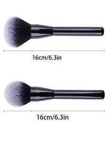 Extra-Large Powder Brush For Makeup, Soft-Hair Powder, Setting Powder Compact, Highlight Powder Brush, Blush Brush, Beauty Tools - Multicolor - View 8