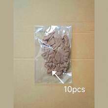 10-200件組女性用HD假髮帽，超薄隱形棕色透膚蕾絲前假髮彈性絲襪假髮帽 - 無色 - 查看 13