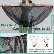 Baby Crib Netting & Accessories - Black - View 3