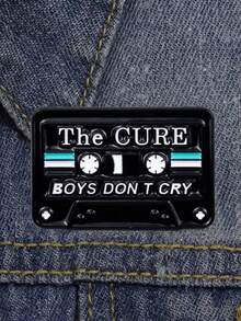 Colorful Retro Radio & Cassette Tape & Geometric Shape Metallic Brooch, Suitable For Backpack, Hat, Clothing Decoration, A Unique Gift - Black - View 12