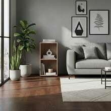 KIWI MOBLEKIT | Modular Wooden Shelves With Different Compartments And Door Options, Bookcases And Storage Furniture For Bedroom, Kitchen Or Entryway - Roble - 2 Comp | 31x29.7x61.2厘米 - 查看 6
