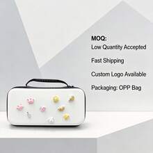 DIY Customizable Random Pattern Switch 2/Switch OLED/Switch NS Storage Bag, With Detachable Cute Resin Pendant, Hard EVA Shockproof Portable Travel Protective Storage Bag, Detachable Decorative Parts Leave No Marks And Do Not Scratch The Shell - View 6