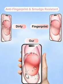 2pcs Full Screen Anti-Peeping Tempered Glass Screen Protector, Compatible With IPhone 18/17/16/15 Pro Max/14 Plus, Also Compatible With IPhone 16/15/14/13/11 Pro/X/XS Max/17e, Privacy Screen Protector, Birthday Gift For Family And Friends, Essential Phone Accessory - Clear - View 3