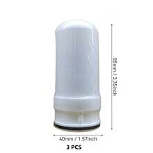 廚房水龍頭淨水器濾水頭，自來水前置濾水器，配可更換陶瓷濾芯，長效過濾 6 個月 - 濾芯*3 - 查看 9