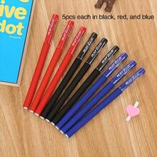 10/15pcs Matte Neutral Pen Set, Black, Blue, Red Ink, 0.5mm Ballpoint Pens, Cute Stationery For Students, School And Office - Multicolor - View 16