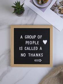 1pc Letter Message Board Decor Craft DIY Letter Message Board Suitable For Home Decor, Photo Props, Birthday, Graduation Gifts, Etc. - 1PC - View 10