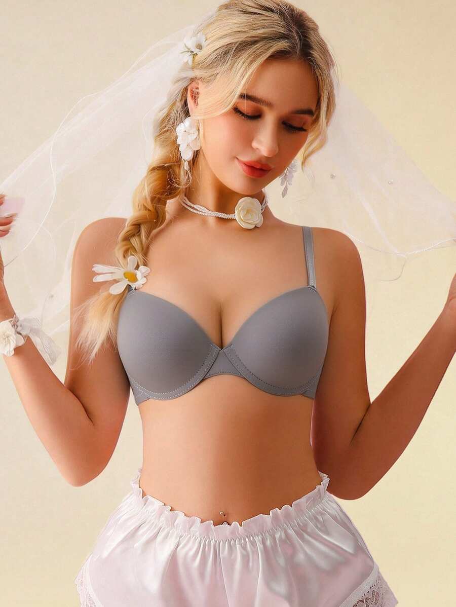 mimilemon 女款鋼圈聚攏胸罩，豐胸提拉支撐，性感舒適，時尚必備內衣