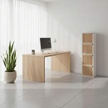 KIWI MOBLEKIT | Wooden Shelves For Storage And Decoration, Cube Or Rectangular Models With Door Or Drawer Options, Modern Auxiliary Furniture For Living Room, Bedroom Or Office - 四格書架 30x29x116 公分 白色 - 查看 8