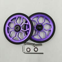 VXM Folding Bicycle Small Cloth Easy-Ride Wheel Bearing Axle Enlarged 80mm Universal Push Wheel - Multicolor - View 14