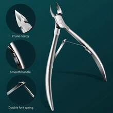 5pcs Nail Clipper Set, Random Outer Packaging, With Sharp Stainless Steel Blade Cuticle Nipper, Suitable For Thick Nails, Double Spring Design Manicure Tools, Foot Care Tools, Unisex - A - View 2