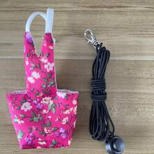 Traje de vuelo para entrenamiento de pájaros loros con estampado floral aleatorio para exteriores - Ver 10