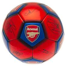 Arsenal FC Signature Football - Red/Blue - View 2