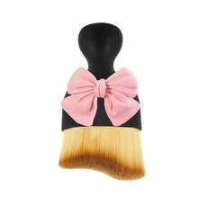 Car Interior Gap Cleaning Brush, Cute Bowknot Design, Flexible Brush Head For Dust-Free Cleaning, Suitable For All Car Models, Effortless And Stylish Car Interior Gap Care - Pink Bow Cleaning Brush - View 8