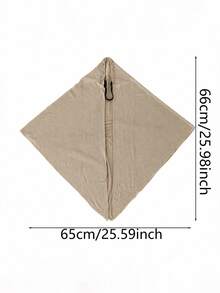 1 pieza/2 piezas Pañuelo triangular de unicolor con pedrería para mujer, gorro interior islámico de unicolor casual antideslizante, minimalista y versátil, suave, cómodo y amigable con la piel, adecuado para uso diario, adecuado para todas las estaciones - 1 unidad - Bufanda triangular con pedrería - Ver 7