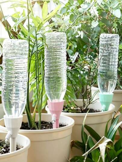 1/3/6 cái cọc tưới cây du lịch, cọc tưới nước tự động cho cây trồng trong chậu, thiết bị tưới nhỏ giọt tự động cho vườn trong nhà và cây trồng trong chậu ngoài trời, ngăn ngừa tưới quá nhiều nước