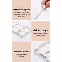 Organizador Latas Refrigerador Multifuncional Dispensador Blanco - Ver 10