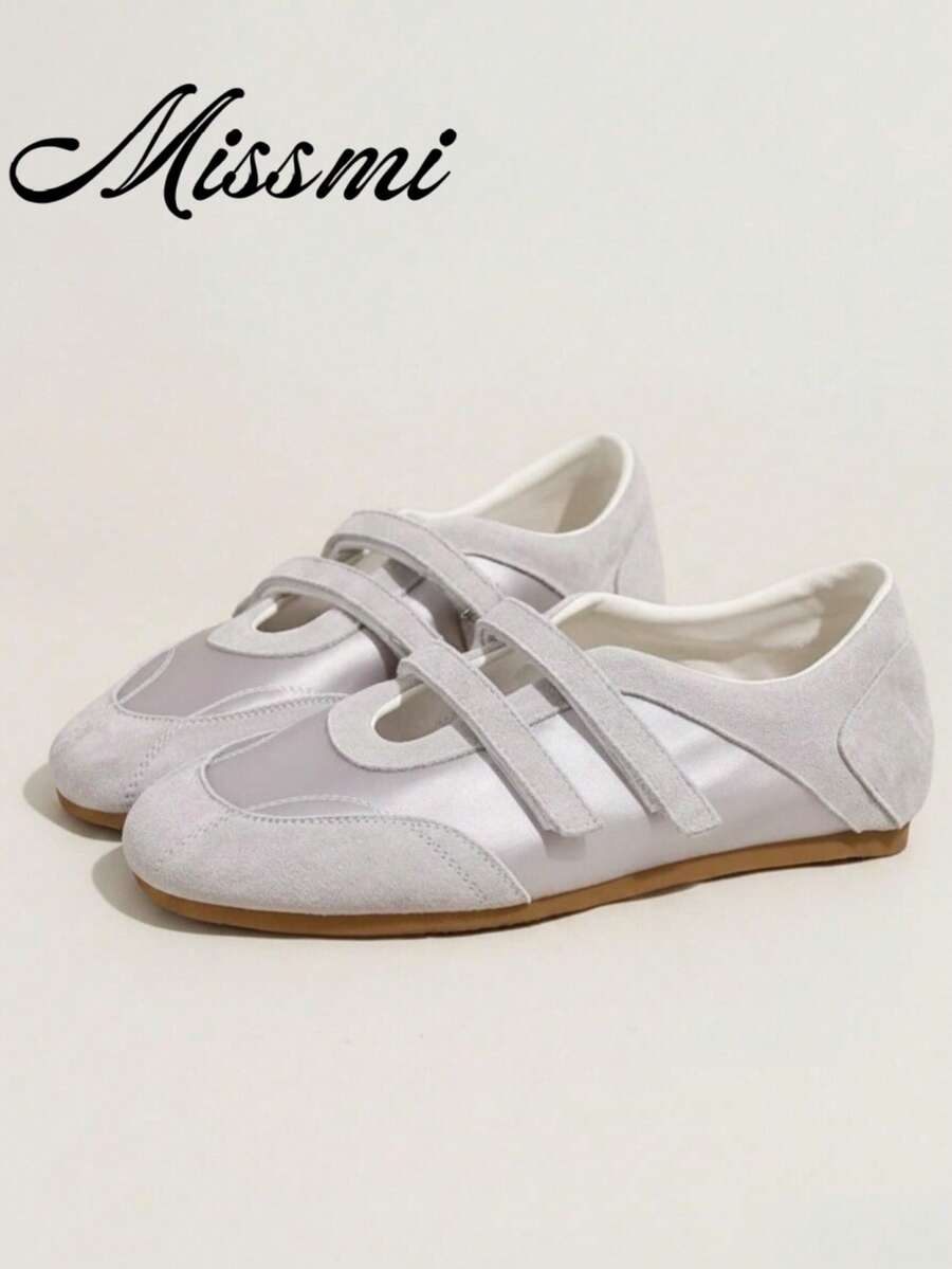 Nuevos zapatos de primavera tipo Mary Jane rojos versátiles con , zapatos de ballet